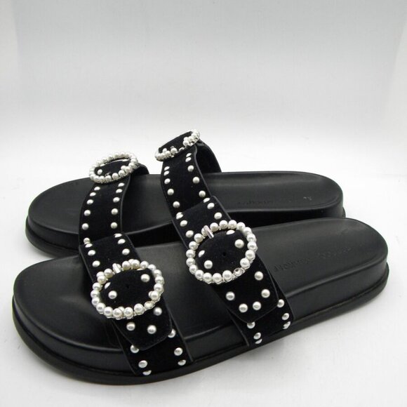 Rebecca Minkoff Veeoleeta Adjustable Sandal Slides | Size 9 - Picture 2 of 5